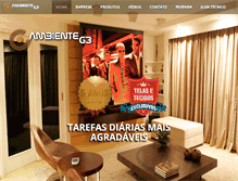 Tablet Screenshot of ambienteg3.com.br